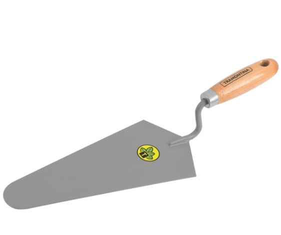 COLHER PEDREIRO RETA 10"
