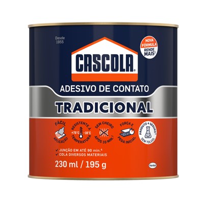 ADESIVO DE CONTATO TRADICIONAL CASCOLA 195G