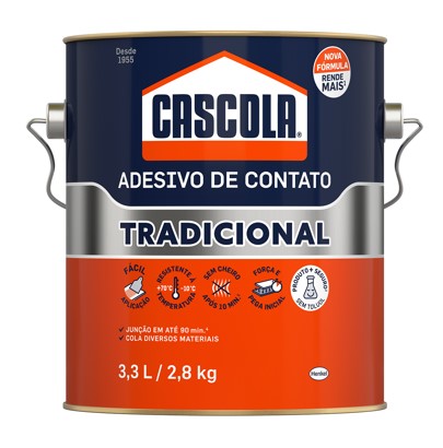 ADESIVO DE CONTATO TRADICIONAL CASCOLA 2.8KG