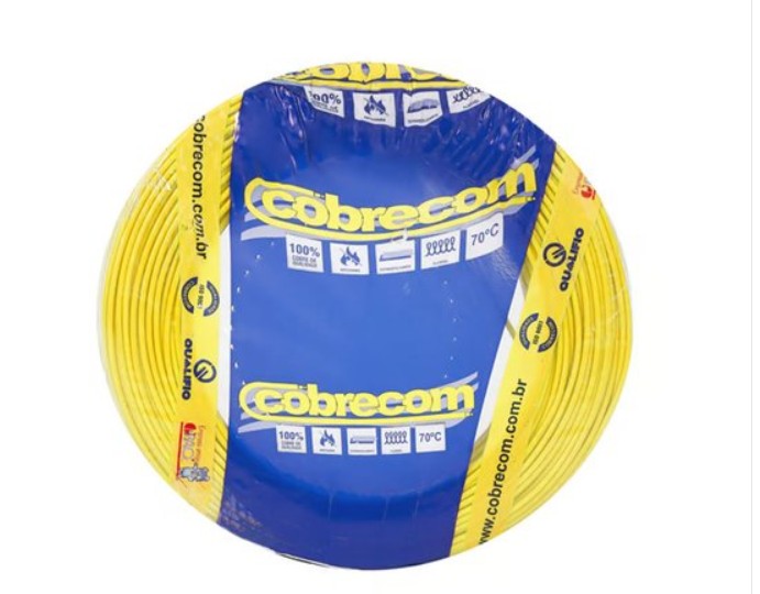 CABO FLEXIVEL  1.5MM AMARELO RL C/ 100M