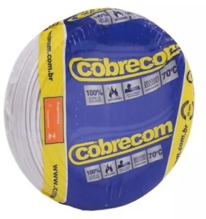 CABO FLEXIVEL  1.5MM BRANCO RL C/ 100M