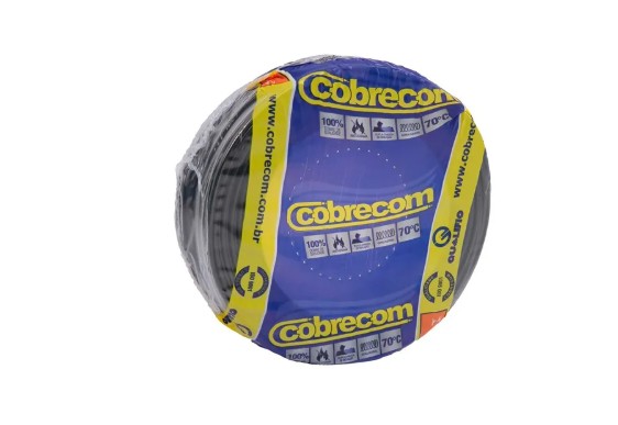 CABO FLEXIVEL  1.5MM PRETO RL C/100M