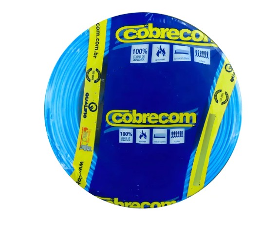 CABO FLEXIVEL  4.0MM AZUL RL C/ 100M