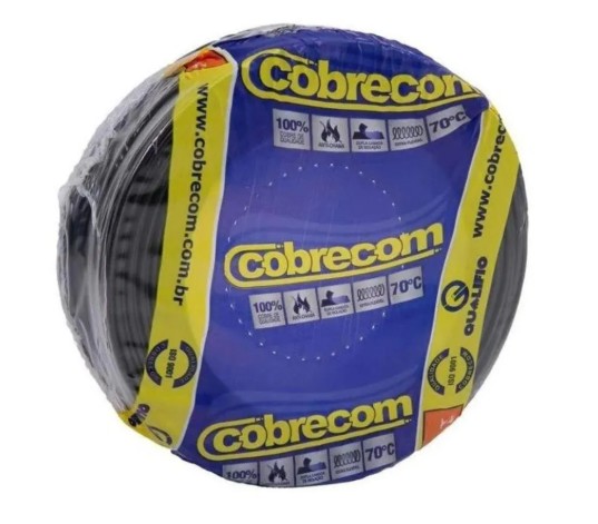 CABO PP 2 X 1.5MM PRETO  RL C/ 100M
