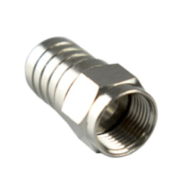 CONECTOR CABO COAXIAL CRIMPAGEM RG6