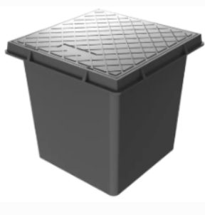 CAIXA ATERRAMENTO PVC 25 X 25CM PT