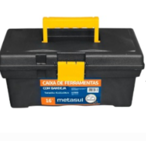 CAIXA FERRAMENTAS PLAST BASICA 16" PT