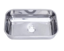 CUBA INOX N3 40 X 34 X 14CM POL S/ VALV