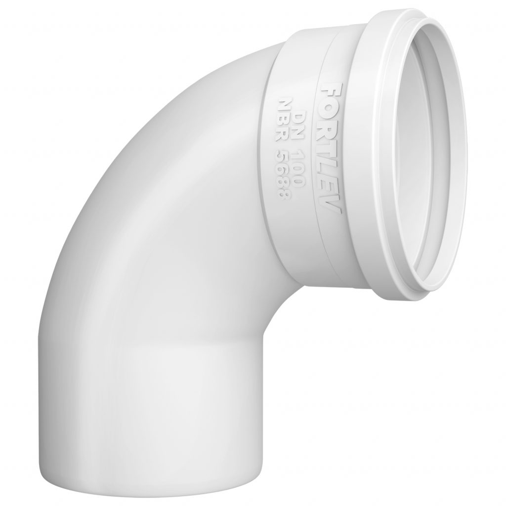 CURVA ESG CURTA 90° 100MM
