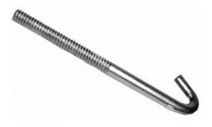 HASTE TELHA AVULSA PESC 1/4" X 12CM PCT C/ 100UN