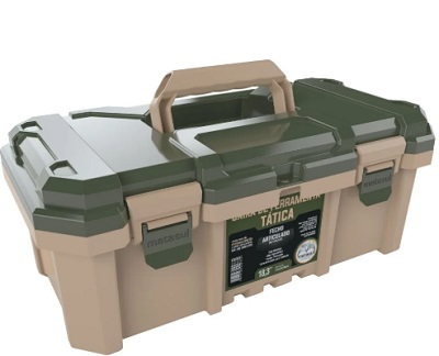 CAIXA FERRAMENTAS PLAST TATICA 18.3" VD