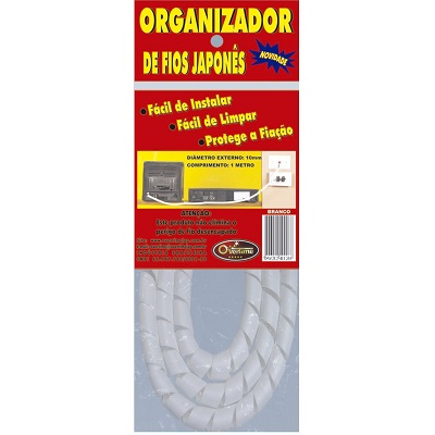 ORGANIZADOR DE FIOS JAPONES 1M BRANCO