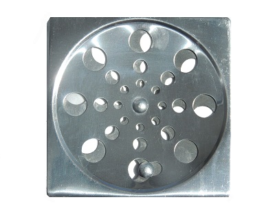 GRELHA INOX QUAD 15 X 15CM C/ FECHO