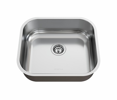CUBA INOX N3 40 X 35CM 3.1/2" 140MM S/ VALV