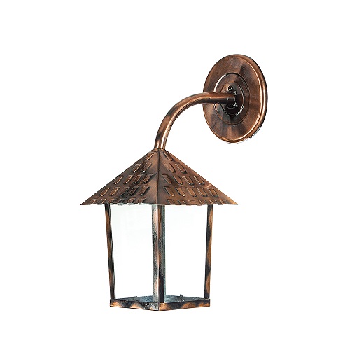 ARANDELA COLONIAL QUAD 1 X E-27 COBRE