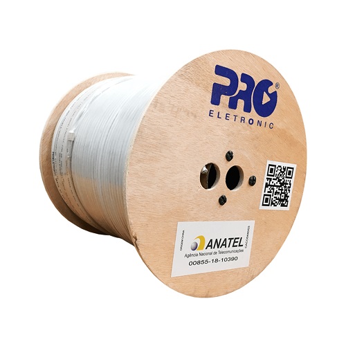 CABO COAXIAL RGC6 OHMS 90% BOB C/ 300M