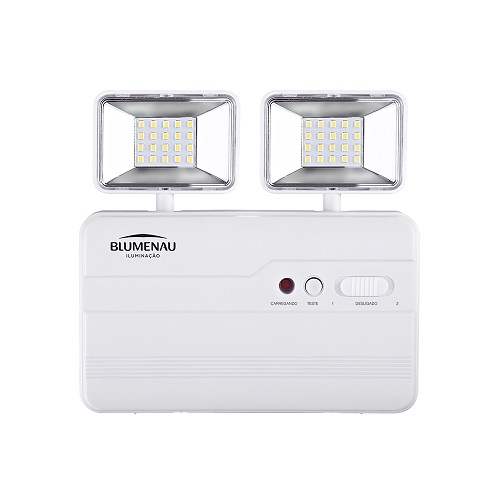 LUMINARIA EMERGENCIA 2 FAROIS LED 5W 1200LM