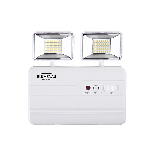 LUMINARIA EMERGENCIA 2 FAROIS LED 10W 2200LM