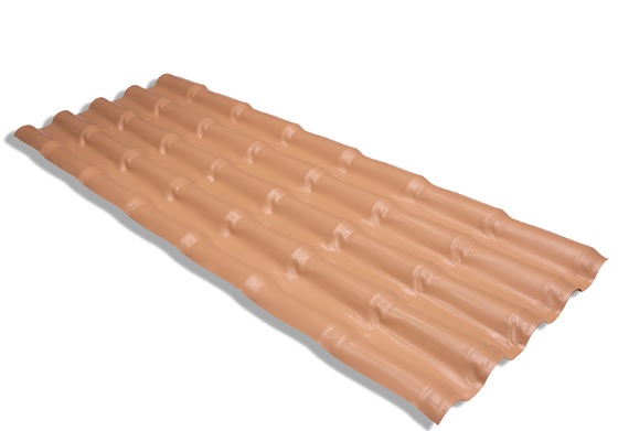 TELHA PVC COLONIAL 230 X 86CM MARFIM