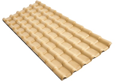 TELHA PVC PLAN 241 X 88CM MARFIM