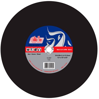 DISCO CORTE FERRO 12" X 3.2MM X 3/4"