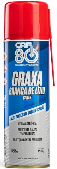 GRAXA BRANCA DE LITIO SPRAY 300ML