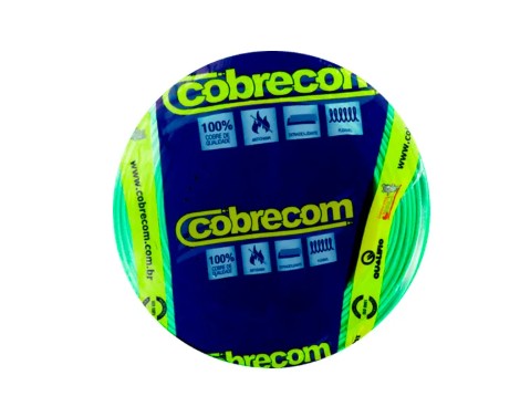 CABO FLEXIVEL 6.0MM VERDE RL C/ 100M