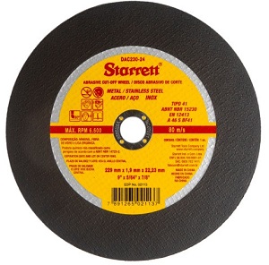 DISCO CORTE INOX 9" X 1.9MM X 7/8"