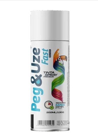 TINTA SPRAY UG PEG & UZE BRANCO BRILHANTE 300ML