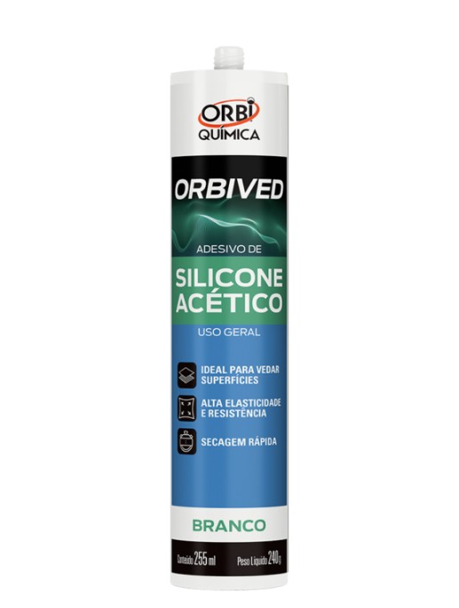 SILICONE ACETICO 240G BRANCO