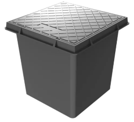 CAIXA ATERRAMENTO PVC 25 X 25CM PT