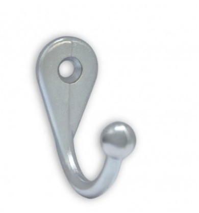GANCHO CABIDE METAL SIMPLES PQ CRT C/ 4UN CR