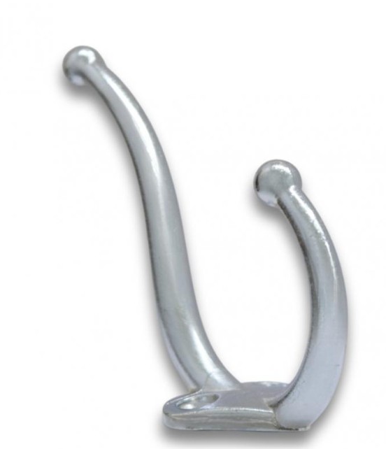 GANCHO CABIDE METAL DUPLO GD CRT C/ 2UN CR