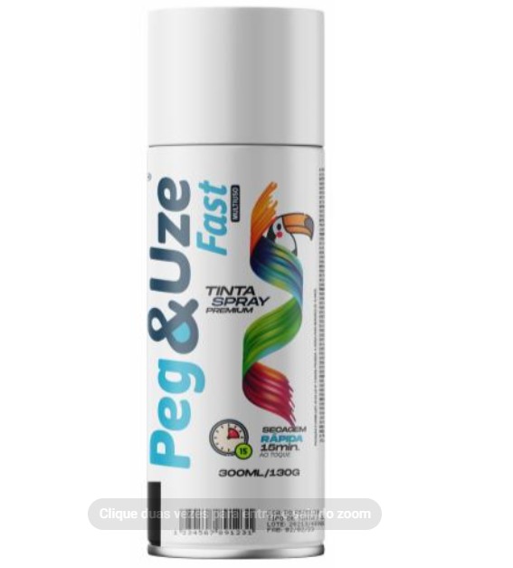 TINTA SPRAY AT PEG & UZE BRANCO FOSCO 300ML