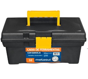 CAIXA FERRAMENTAS PLAST BASICA 16" PT