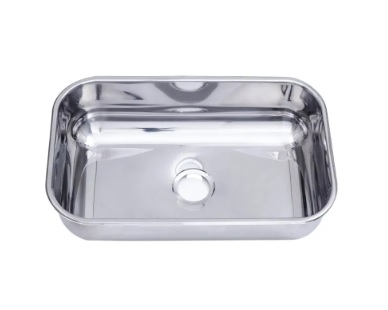 CUBA INOX N1 46 X 30 X 14CM POL S/ VALV