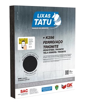LIXA FERRO E ACO TRIONITE GR 180 PCT C/ 25 UN