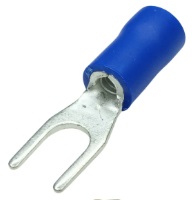 TERM PRE ISOL GARFO 1.5 - 2.5MM AZ PCT C/ 100UN