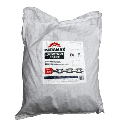CORRENTE ZINCADA 8.0MM SC C/ 25KG