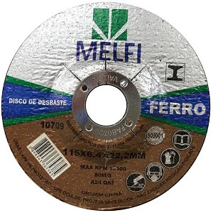 DISCO DESBASTE 4.1/2" X 6.4MM X 7/8"