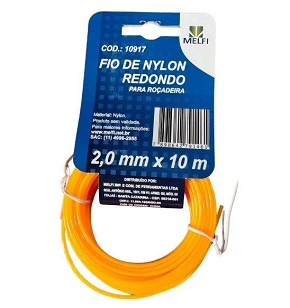 FIO DE NYLON RED P/ ROCADEIRA 2.0MM X 10M