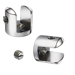 SUPORTE FENDA P/ VIDRO 4MM PCT C/ 100UN