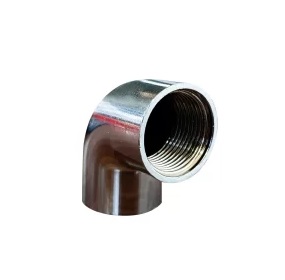 COTOVELO METAL 90° ROSCA FEMEA 1/2" CR