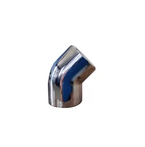 COTOVELO METAL 45° ROSCA FEMEA 1/2" CR