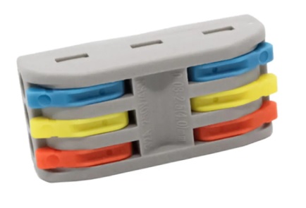 CONECTOR EMENDA ISOLANTE 3P 32A 4MM PCT C/ 10UN