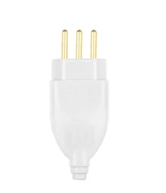 PLUG MACHO TITA 2P+T 10A 250V BR PCT C/ 10UN