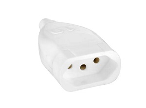 PLUG FEMEA TITA 2P+T 10A 250V BR PCT C/ 10UN