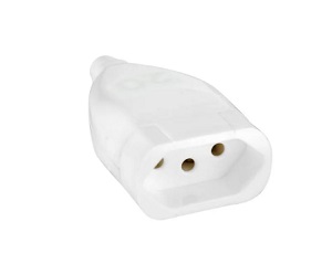 PLUG FEMEA TITA 2P+T 20A 250V BR PCT C/ 10UN