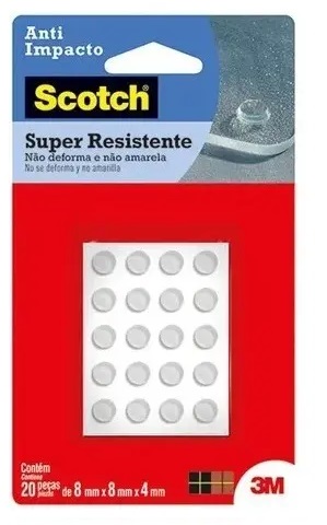 ANTI IMPACTO SCOTCH RED TAM "P" CRT C/ 20UN