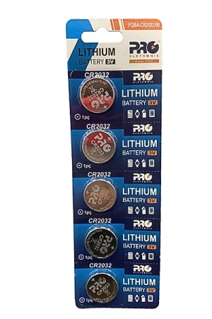 BATERIA LITHIUM CR2032 CRT C/ 5UN